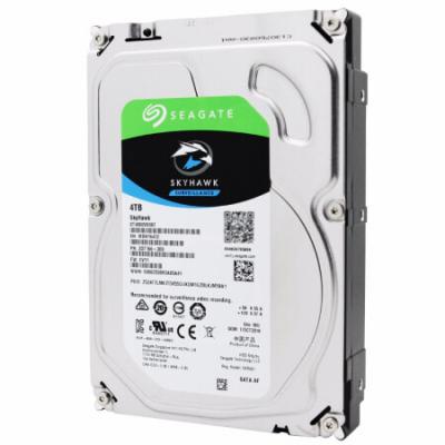 希捷(Seagate)监控硬盘4TB 64MB 5900转 SATA 垂直 机械 PMR CMR 希捷酷鹰SkyHawk ST4000VX007