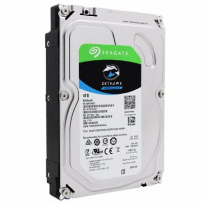 希捷(Seagate)监控硬盘4TB 64MB 5900转 SATA 垂直 机械 PMR CMR 希捷酷鹰SkyHawk ST4000VX007