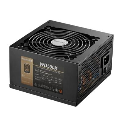 航嘉（Huntkey）WD500K 金牌500W电脑电源（80PLUS金牌/单路40A/全电压/LLC+SR+DC-DC/智能温控/apex英雄）