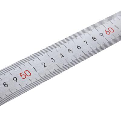 得力（deli） 钢直尺1米刻度尺长尺100cm钢尺测量绘图尺不锈钢工具尺子 8460