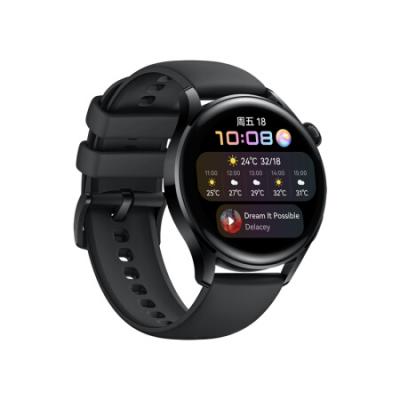 华为WATCH3 智能手表 运动智能手表 鸿蒙HarmonyOS eSIM独立通话 强劲续航心脏与呼吸健康 46mm