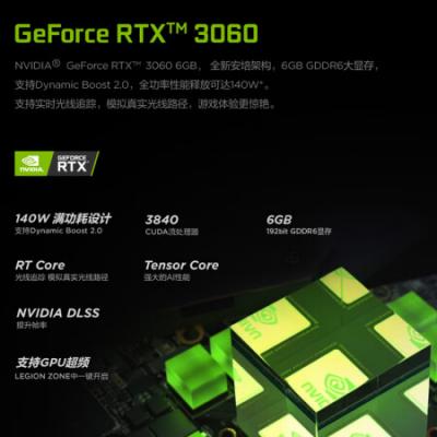 联想拯救者Y9000P 16英寸游戏笔记本电脑(i9-12900H/RTX3060/16G/512G/2.5k电竞屏165Hz)灰
