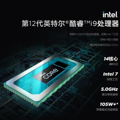 联想拯救者Y9000P 16英寸游戏笔记本电脑(i9-12900H/RTX3070/16G/512G/2.5k电竞屏165Hz)灰