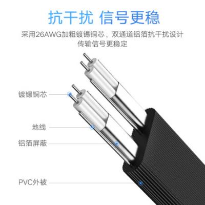 绿联（UGREEN）高速SATA3.0硬盘数据连接线 外接固态机械硬盘光驱串口线电源双通道转换线 直头0.5米