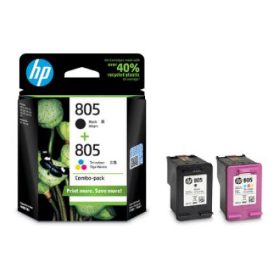 惠普（HP）805原装黑彩套装标容墨盒 适用hp deskjet 1210 1212 2330 2332 2720 2729 2722打印机