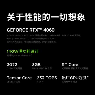 联想（Lenovo）拯救者Y9000P 2024 16英寸游戏笔记本电脑 黑神话悟空官方合作(i9-14900HX 32G 1T RTX4060 2.5K屏)AI元启